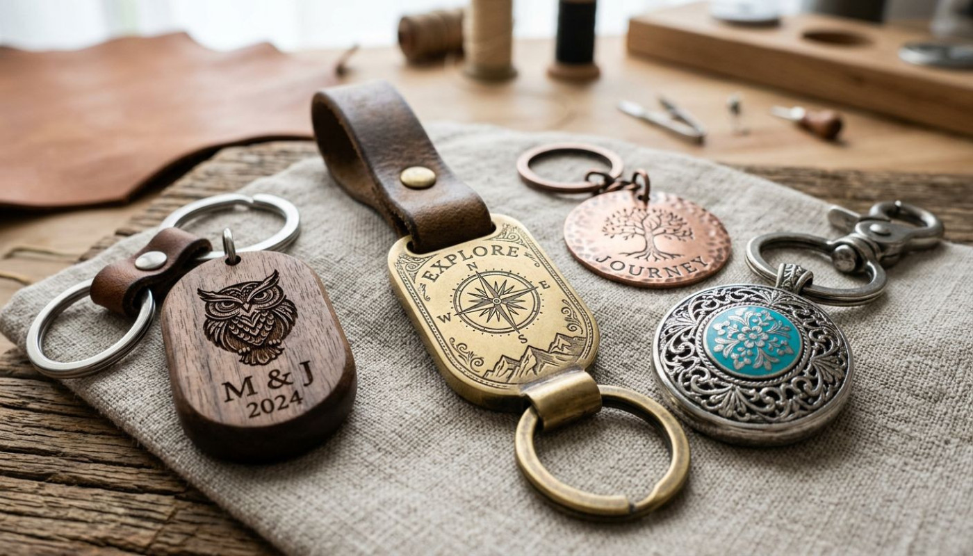 Intégrer des designs uniques dans la création de porte-clés sur mesure